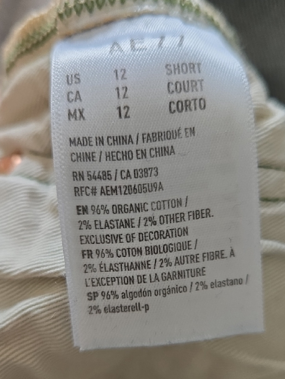 AE77 Dark Blue Mom Jean Normcore Minimalist Size 12 - Picture 6 of 8
